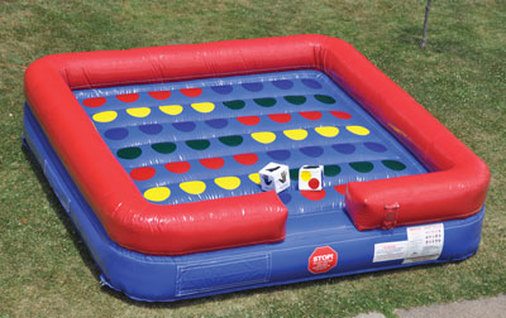 Twister inflatable giant game