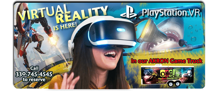 virtual reality rental, video gametruck, game craze